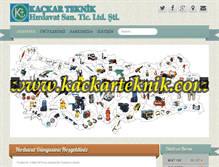 Tablet Screenshot of kackarteknik.com